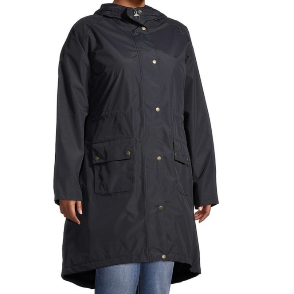 Barbour Roseate Wmn's Jacket Sz 2X Navy